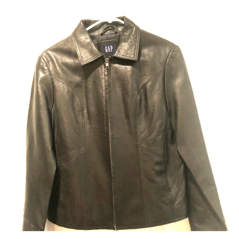 Gap leather jacket
